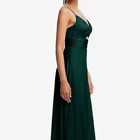 Thread TH117....Triangle Cutout Bodice Maxi Dress....Evergreen..Size 2...NWT - Picture 5 of 7